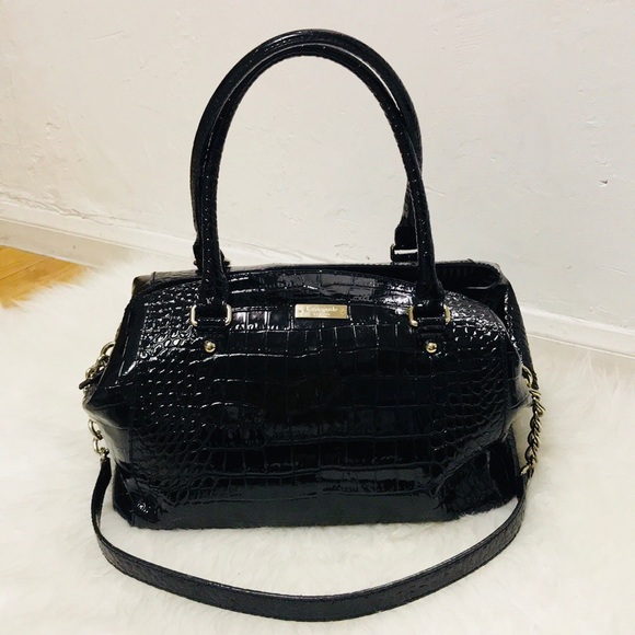 kate spade Handbags - Kate Spade Cocodrile Patent Leather chambers bag